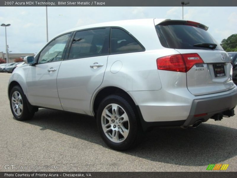 Billet Silver Metallic / Taupe 2007 Acura MDX Technology