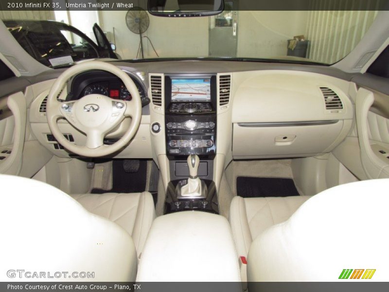 Dashboard of 2010 FX 35