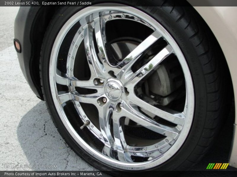Egyptian Sand Pearl / Saddle 2002 Lexus SC 430
