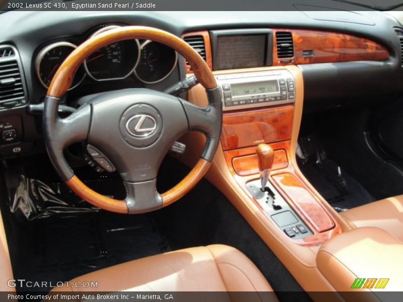 Egyptian Sand Pearl / Saddle 2002 Lexus SC 430