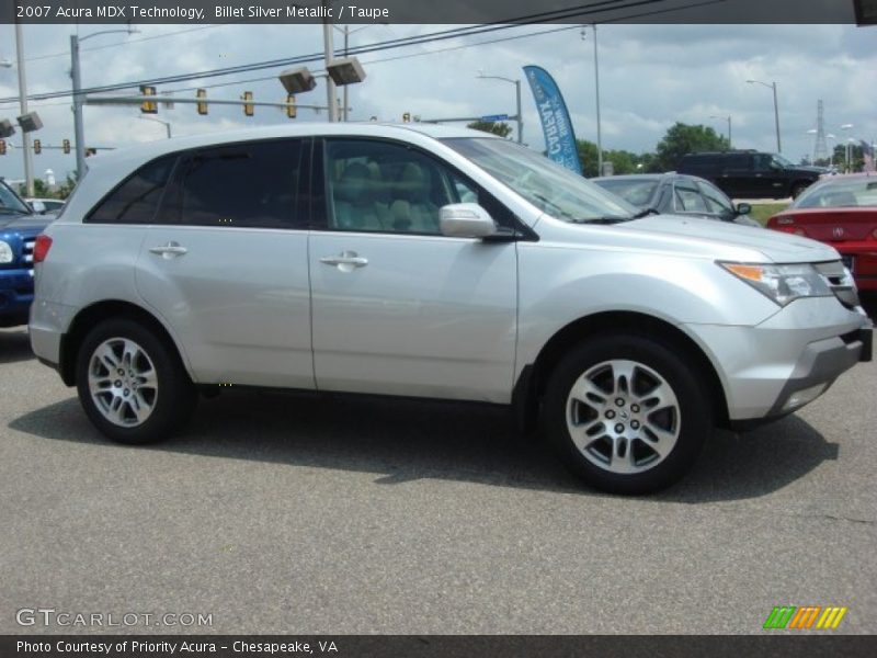 Billet Silver Metallic / Taupe 2007 Acura MDX Technology