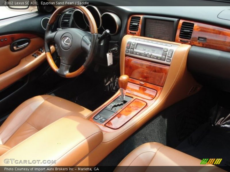 Egyptian Sand Pearl / Saddle 2002 Lexus SC 430
