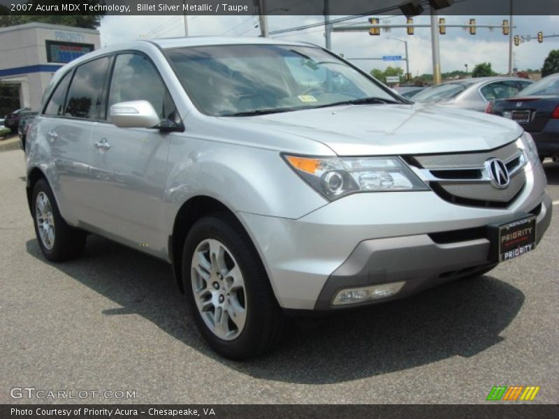 Billet Silver Metallic / Taupe 2007 Acura MDX Technology