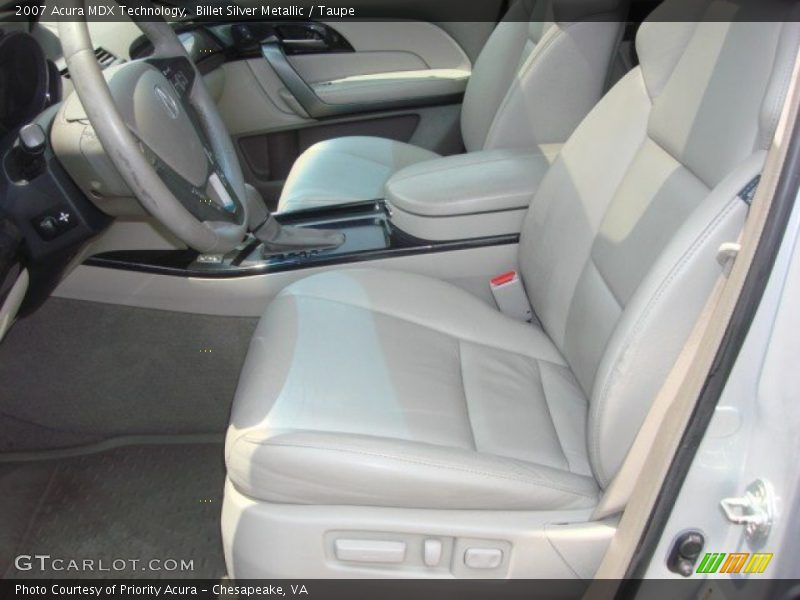 Billet Silver Metallic / Taupe 2007 Acura MDX Technology