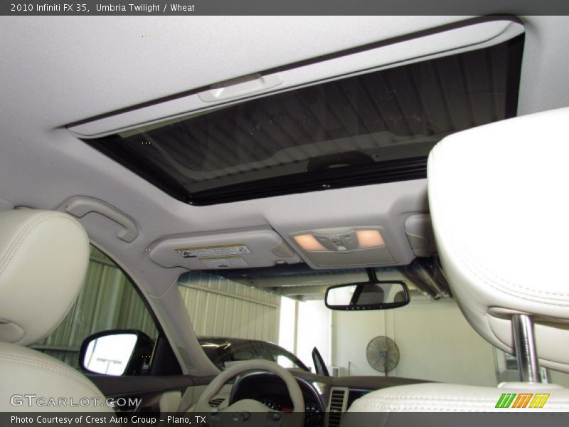 Sunroof of 2010 FX 35