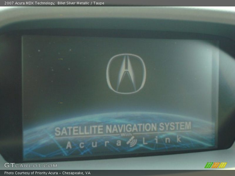 Billet Silver Metallic / Taupe 2007 Acura MDX Technology