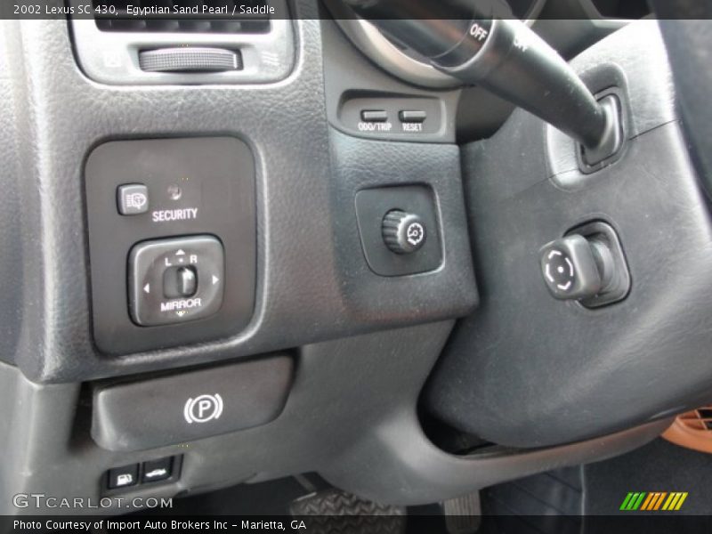 Egyptian Sand Pearl / Saddle 2002 Lexus SC 430