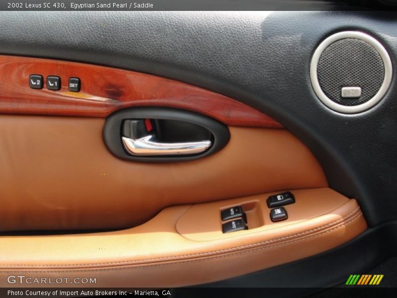 Egyptian Sand Pearl / Saddle 2002 Lexus SC 430