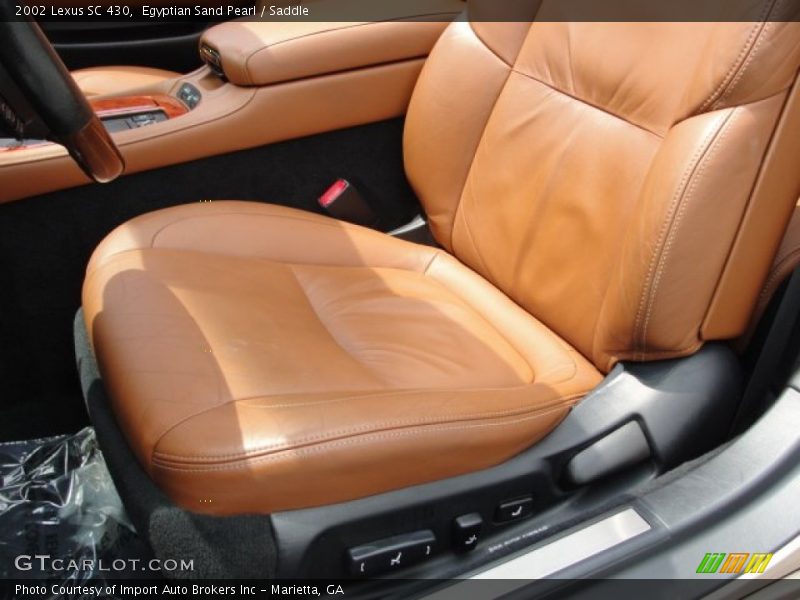 Egyptian Sand Pearl / Saddle 2002 Lexus SC 430