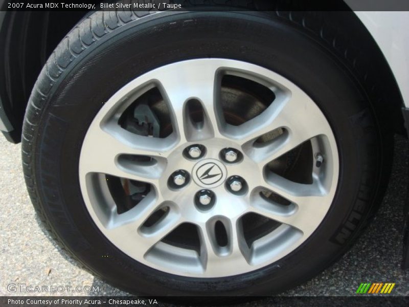 Billet Silver Metallic / Taupe 2007 Acura MDX Technology