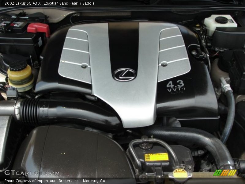 Egyptian Sand Pearl / Saddle 2002 Lexus SC 430