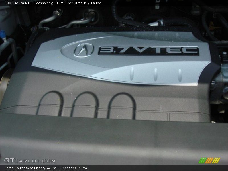 Billet Silver Metallic / Taupe 2007 Acura MDX Technology