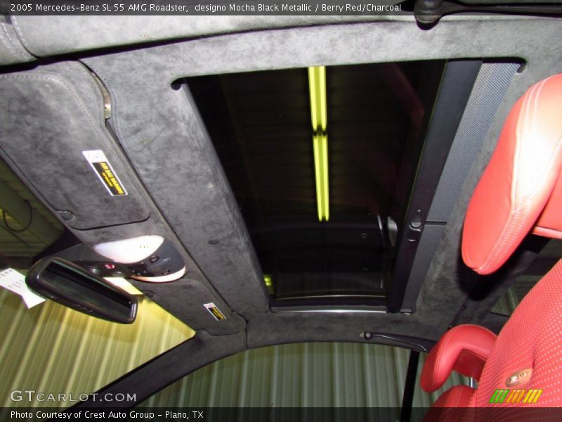 Sunroof of 2005 SL 55 AMG Roadster