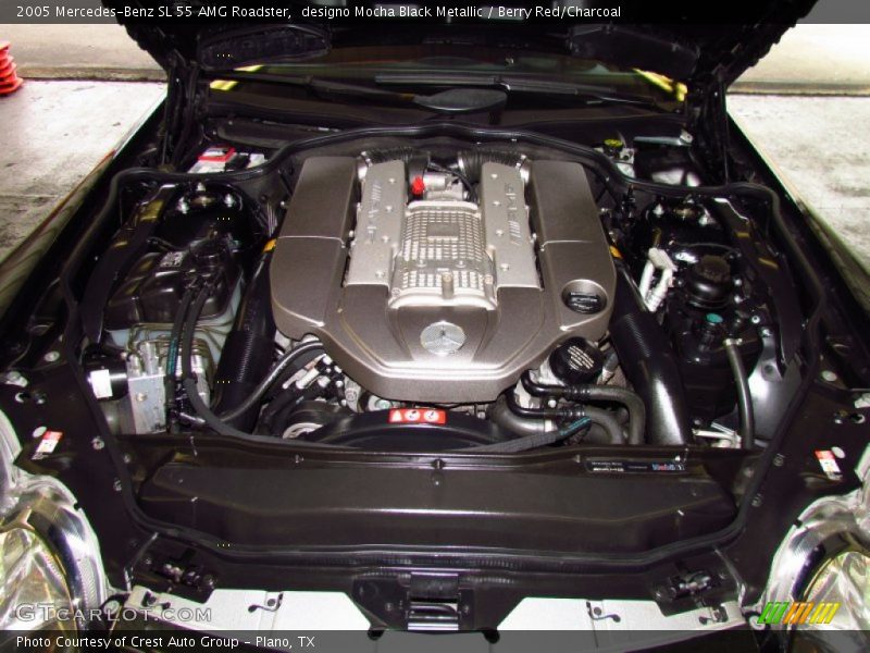  2005 SL 55 AMG Roadster Engine - 5.4 Liter AMG Supercharged SOHC 24-Valve V8