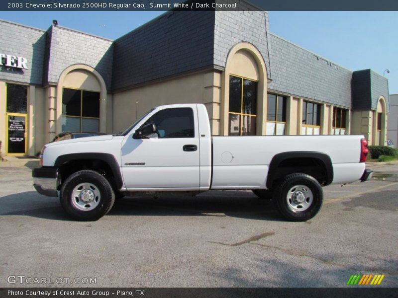 Summit White / Dark Charcoal 2003 Chevrolet Silverado 2500HD Regular Cab