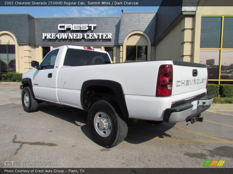 Summit White / Dark Charcoal 2003 Chevrolet Silverado 2500HD Regular Cab
