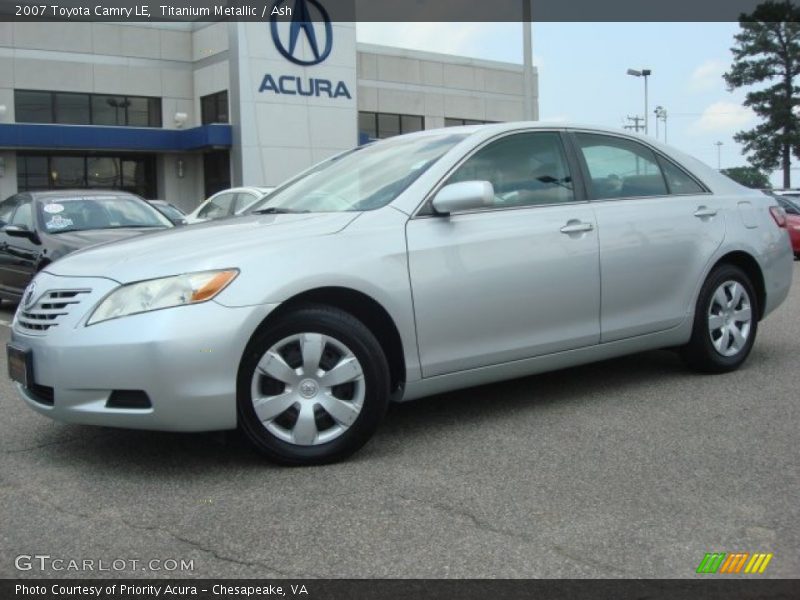 Titanium Metallic / Ash 2007 Toyota Camry LE