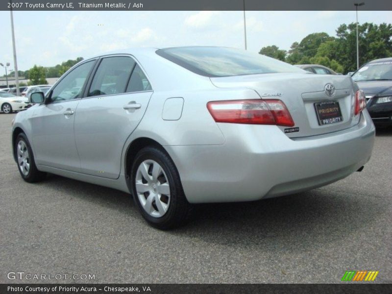 Titanium Metallic / Ash 2007 Toyota Camry LE