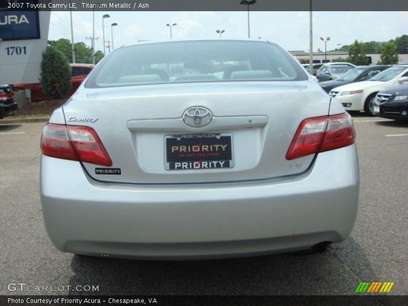 Titanium Metallic / Ash 2007 Toyota Camry LE