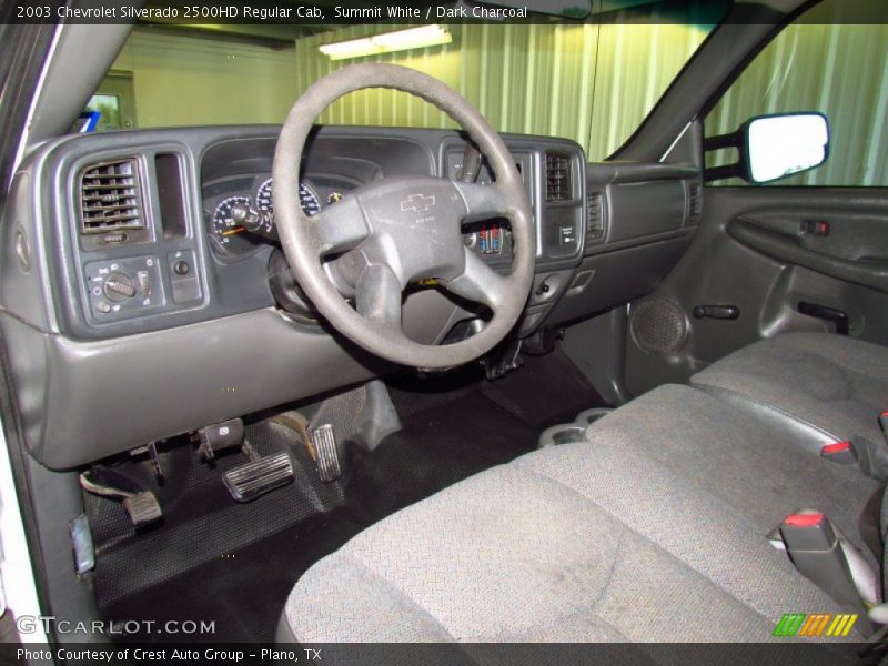 Dark Charcoal Interior - 2003 Silverado 2500HD Regular Cab 