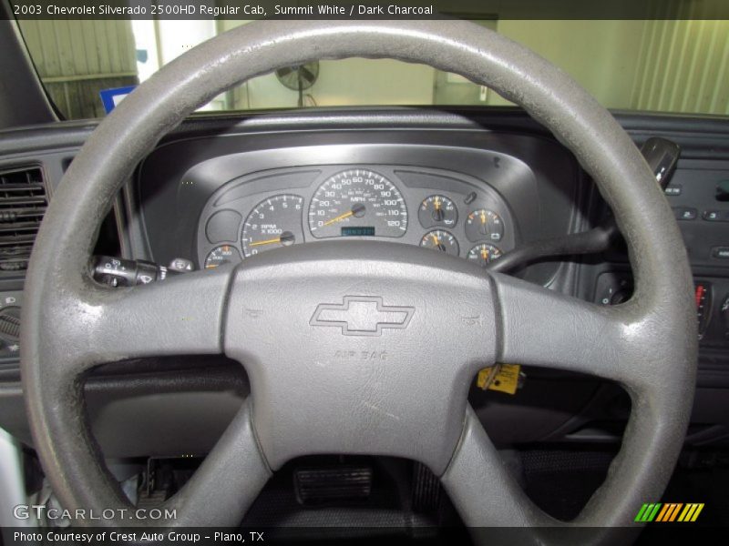 Summit White / Dark Charcoal 2003 Chevrolet Silverado 2500HD Regular Cab