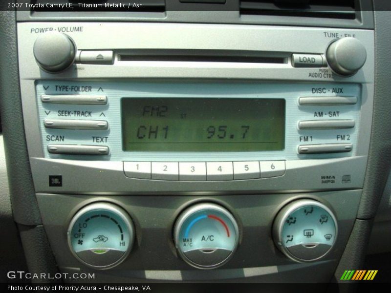 Titanium Metallic / Ash 2007 Toyota Camry LE