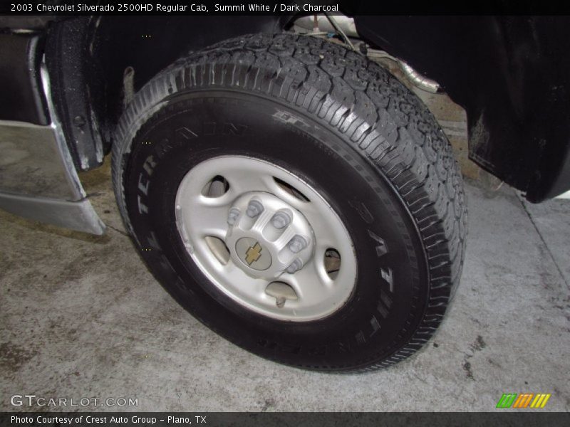 Summit White / Dark Charcoal 2003 Chevrolet Silverado 2500HD Regular Cab