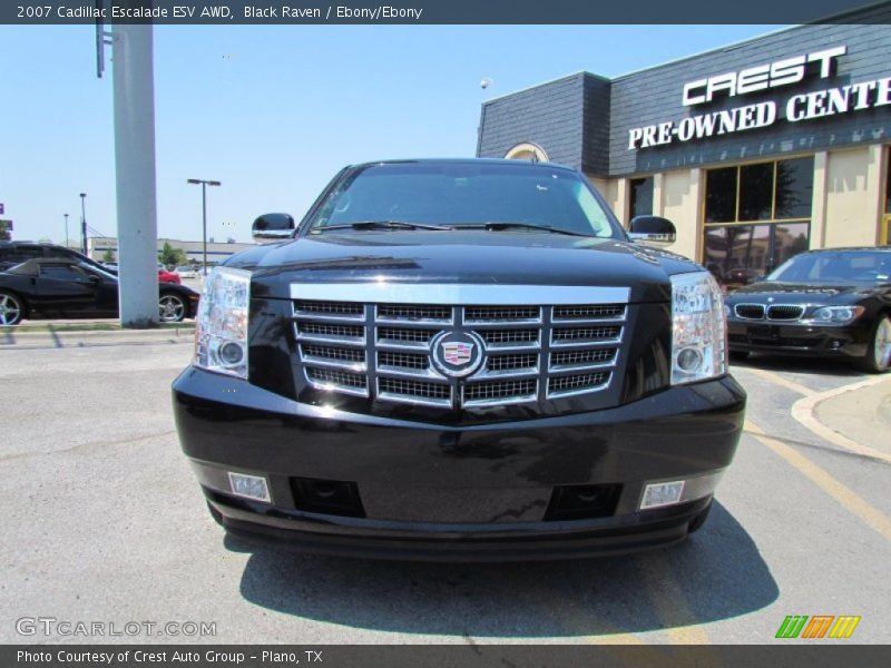 Black Raven / Ebony/Ebony 2007 Cadillac Escalade ESV AWD