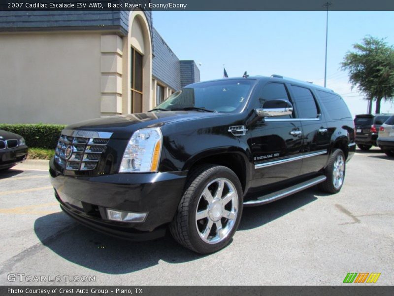 Black Raven / Ebony/Ebony 2007 Cadillac Escalade ESV AWD