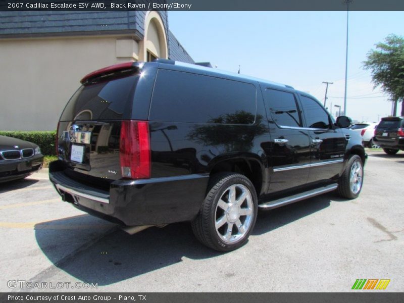 Black Raven / Ebony/Ebony 2007 Cadillac Escalade ESV AWD