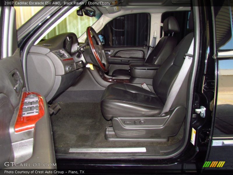 Black Raven / Ebony/Ebony 2007 Cadillac Escalade ESV AWD