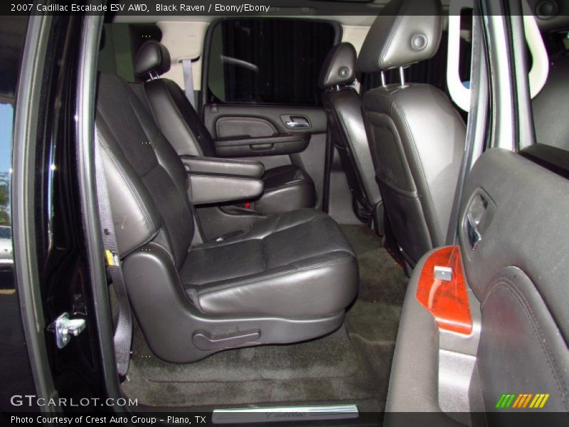 Black Raven / Ebony/Ebony 2007 Cadillac Escalade ESV AWD