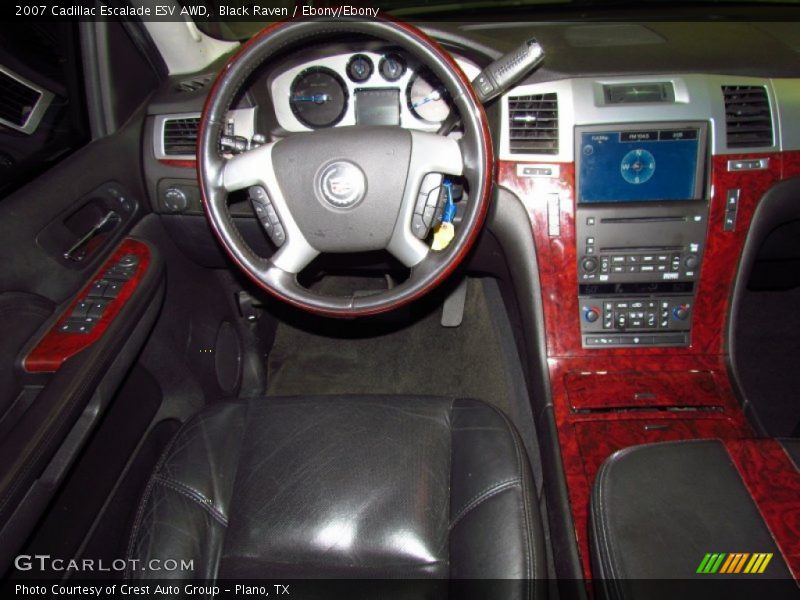 Black Raven / Ebony/Ebony 2007 Cadillac Escalade ESV AWD