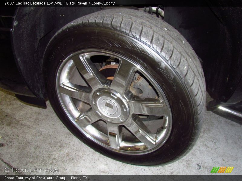 Black Raven / Ebony/Ebony 2007 Cadillac Escalade ESV AWD
