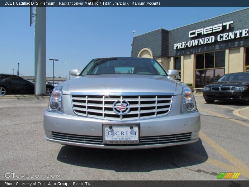 Radiant Silver Metallic / Titanium/Dark Titanium Accents 2011 Cadillac DTS Premium