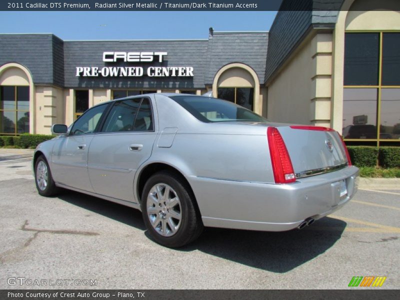 Radiant Silver Metallic / Titanium/Dark Titanium Accents 2011 Cadillac DTS Premium