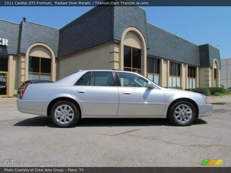 Radiant Silver Metallic / Titanium/Dark Titanium Accents 2011 Cadillac DTS Premium