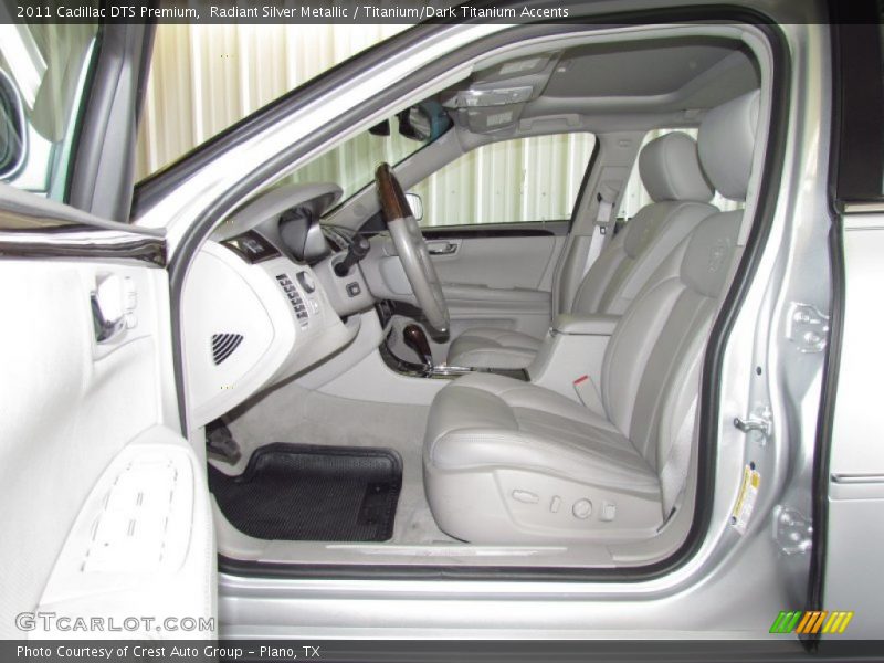 Radiant Silver Metallic / Titanium/Dark Titanium Accents 2011 Cadillac DTS Premium