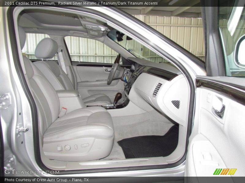 Radiant Silver Metallic / Titanium/Dark Titanium Accents 2011 Cadillac DTS Premium