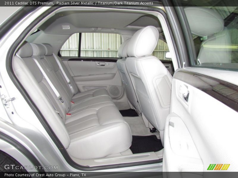 Radiant Silver Metallic / Titanium/Dark Titanium Accents 2011 Cadillac DTS Premium