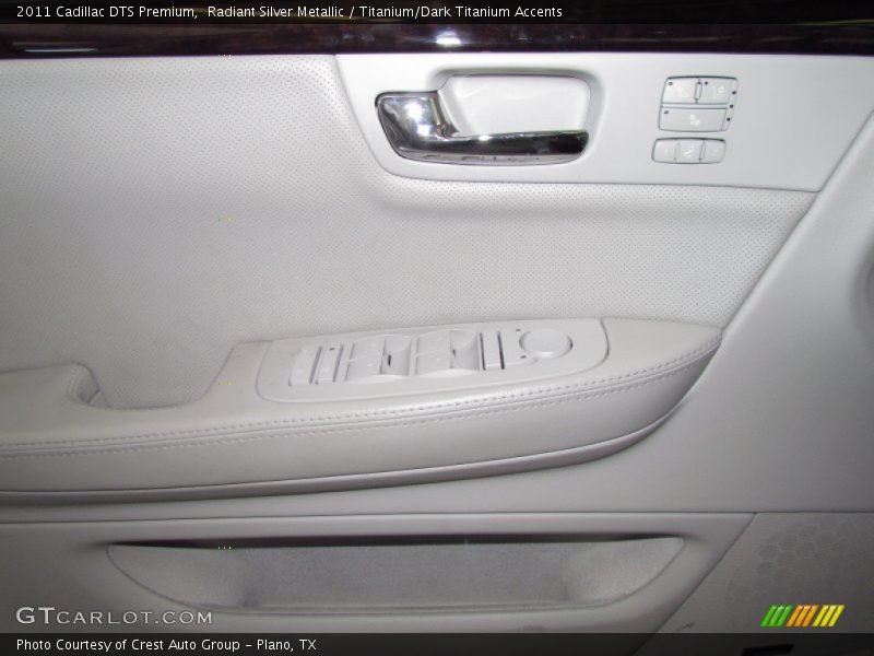 Radiant Silver Metallic / Titanium/Dark Titanium Accents 2011 Cadillac DTS Premium