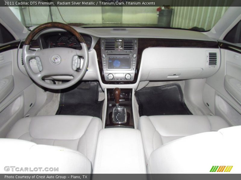 Radiant Silver Metallic / Titanium/Dark Titanium Accents 2011 Cadillac DTS Premium