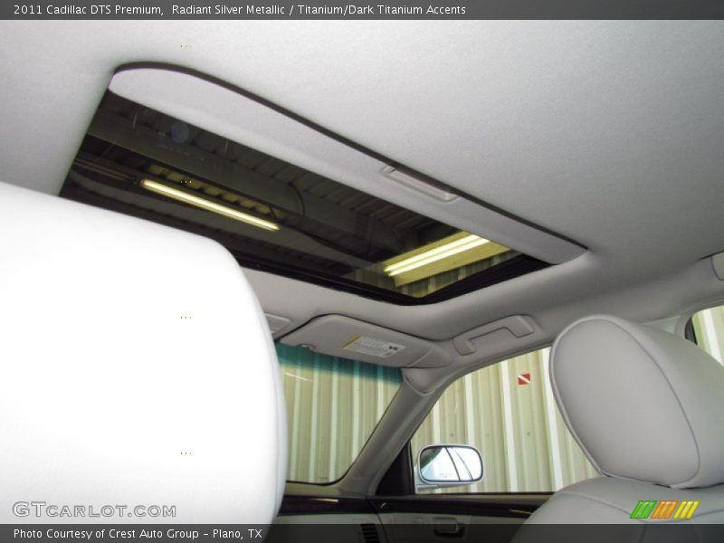 Radiant Silver Metallic / Titanium/Dark Titanium Accents 2011 Cadillac DTS Premium