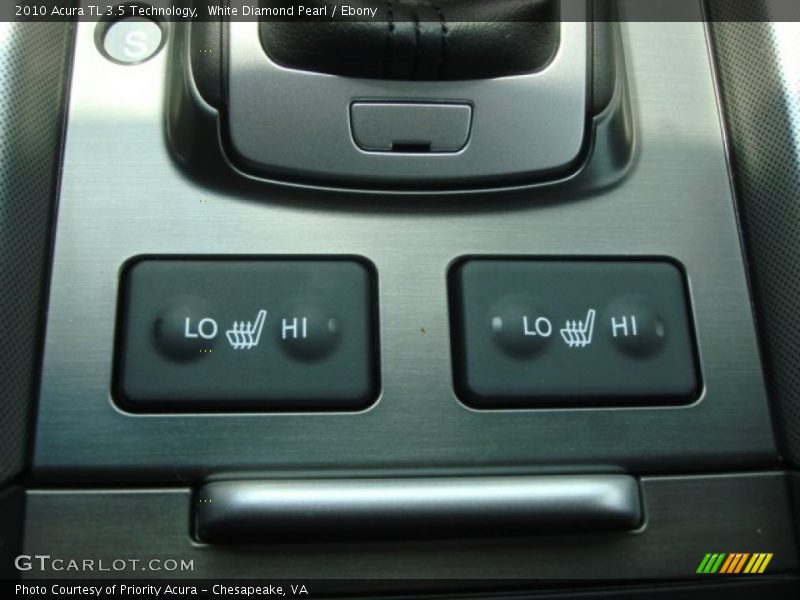 White Diamond Pearl / Ebony 2010 Acura TL 3.5 Technology
