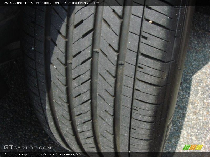 White Diamond Pearl / Ebony 2010 Acura TL 3.5 Technology