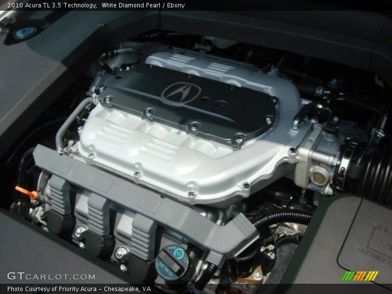 White Diamond Pearl / Ebony 2010 Acura TL 3.5 Technology