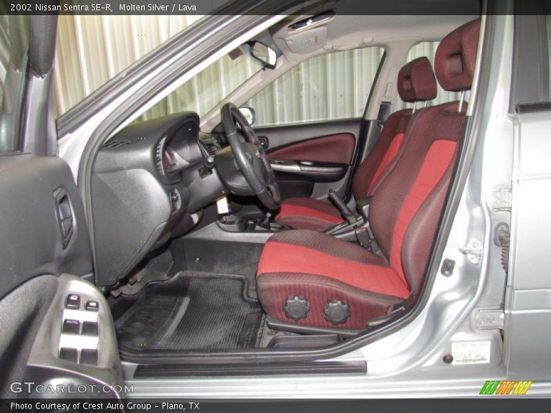  2002 Sentra SE-R Lava Interior