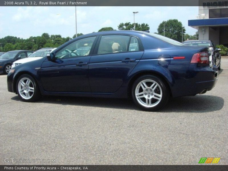 Royal Blue Pearl / Parchment 2008 Acura TL 3.2