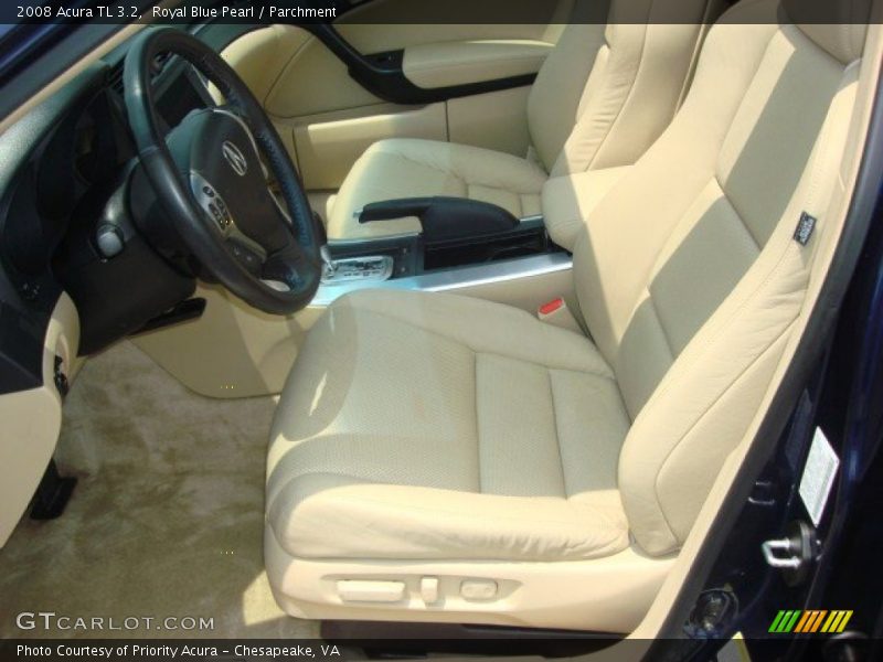 Royal Blue Pearl / Parchment 2008 Acura TL 3.2
