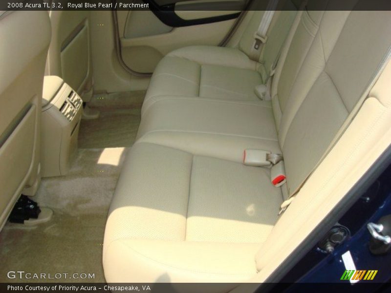 Royal Blue Pearl / Parchment 2008 Acura TL 3.2